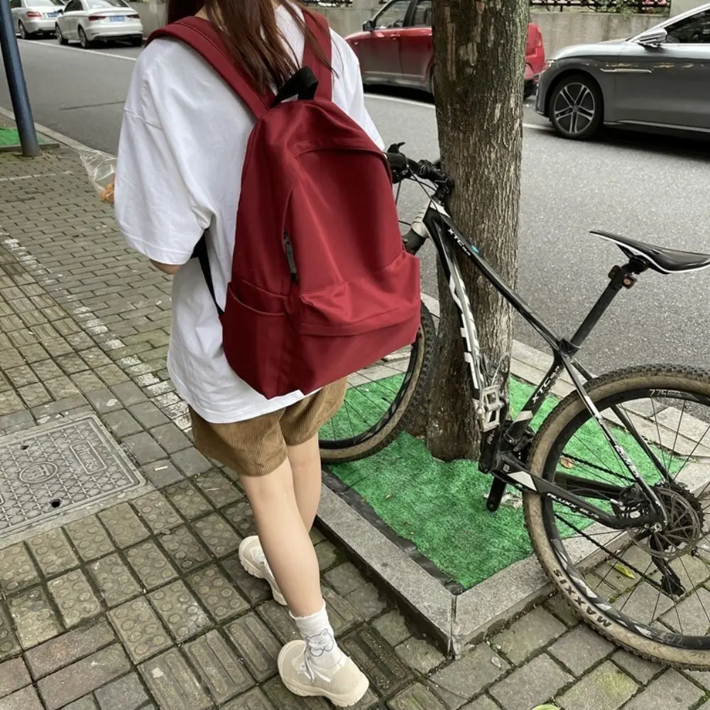 Nylon Student Backpack Women Bags Versatile Backpack Waterproof School Bag Large Capacity INS Fashion Bag Backpack Travel Bag