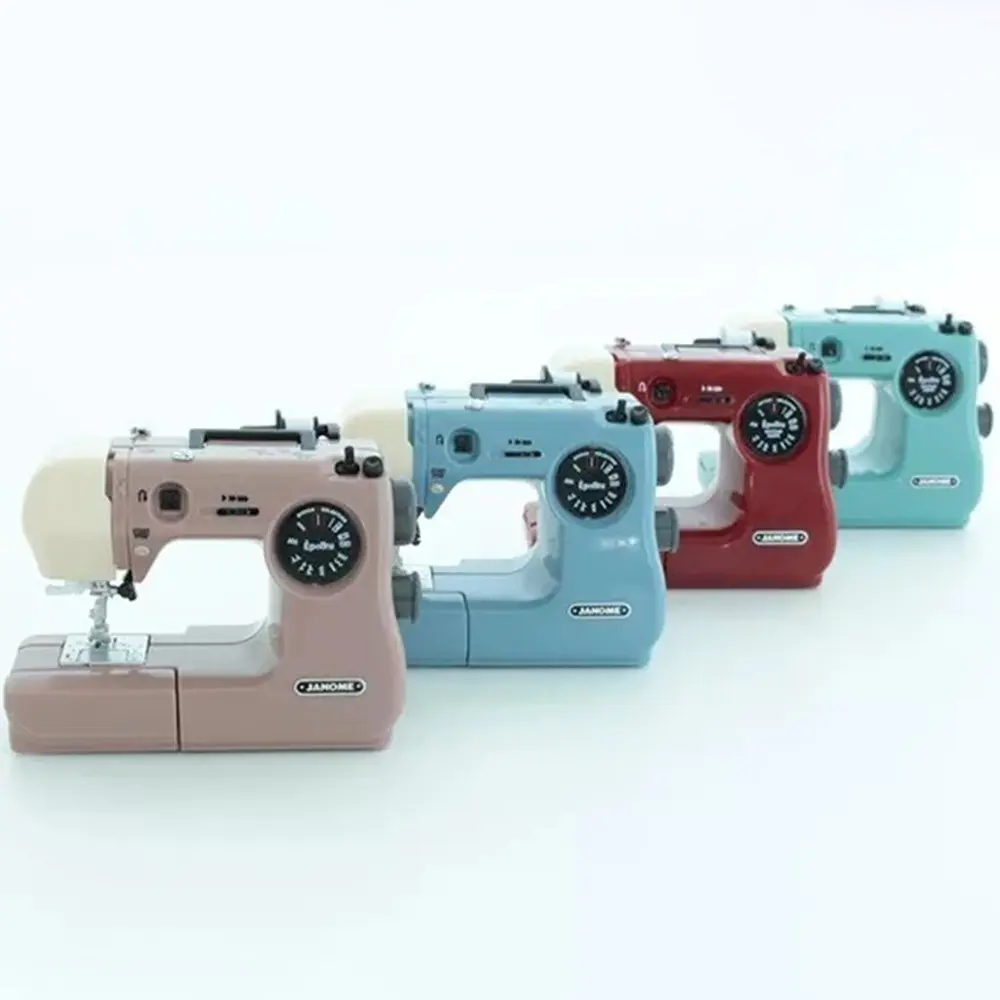 Portable Sewing Machine Mini Electric Household Crafting Mending Overlock 12 Stitches with Presser Foot Pedal For Beginners