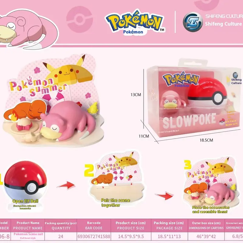 Authentic Pok é Mon Cute Elf 3d Scene Fashionable Desktop Handmade Toy Suitable For Display Anywhere, Make Everyone Envy You