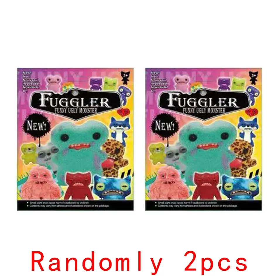 24pcs Fuggler Orignal Pendant Model Doll Funny Ugly Monster Figure Statue Ornaments Dolls Birthday Gifts