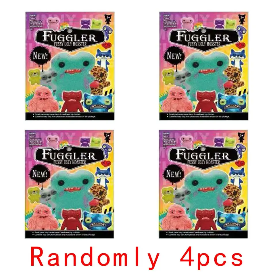 24pcs Fuggler Orignal Pendant Model Doll Funny Ugly Monster Figure Statue Ornaments Dolls Birthday Gifts