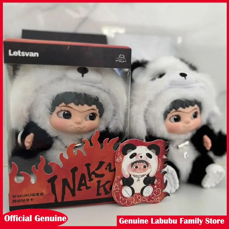Genuine Wakuku Pangdada Panda Limited Edition Celebrity Inspired Hanging Charm Lovely Collectible Gift As Birthday Gift In Stock
