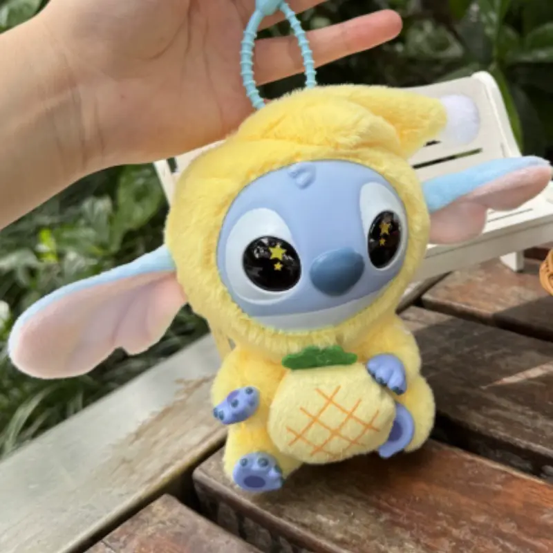 Eating something before bedtime series blind box face doll action doll keychain Decorative gifts children's gift