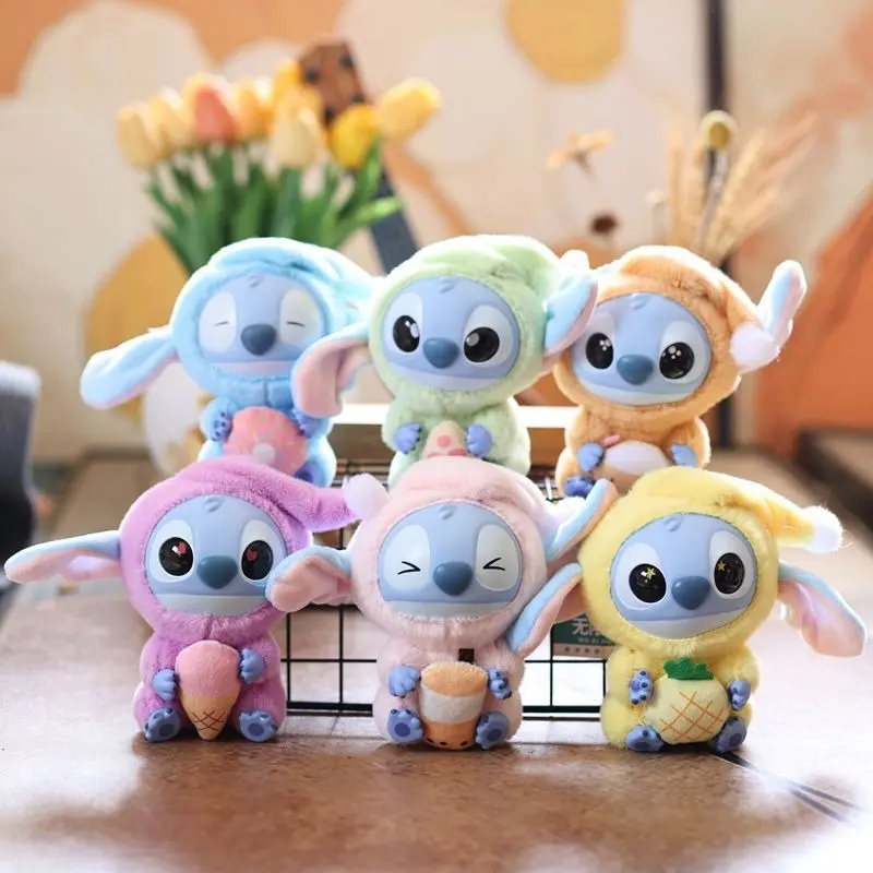 Eating something before bedtime series blind box face doll action doll keychain Decorative gifts children's gift