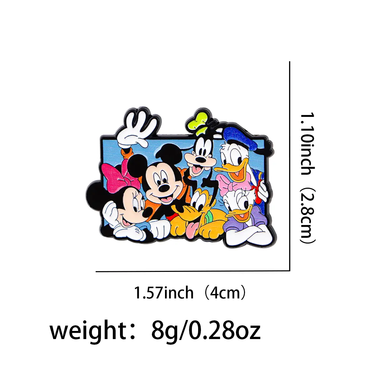 Best Friends Enamel Pins Cartoon Animals Badges on Backpack Lapel Pins Women Brooches Cosplay Accessories Party Gifts Toy