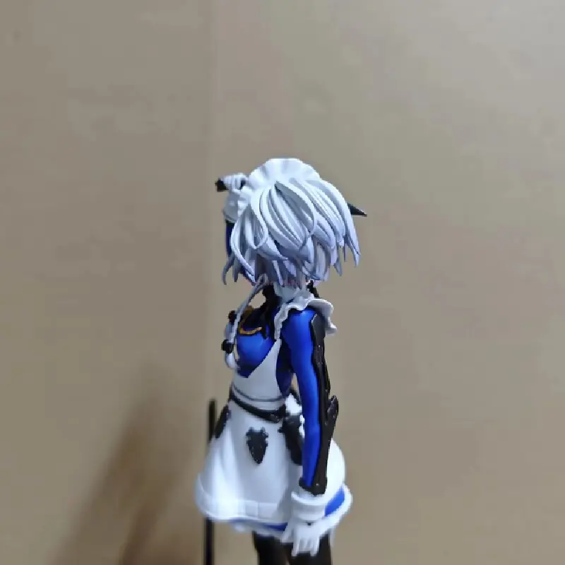 23cm Oriental Project Sixteen Nights Sakuya Handmade Short Hair Flying Knife Maid Game Anime Gk Fashion Model Ornament Gift
