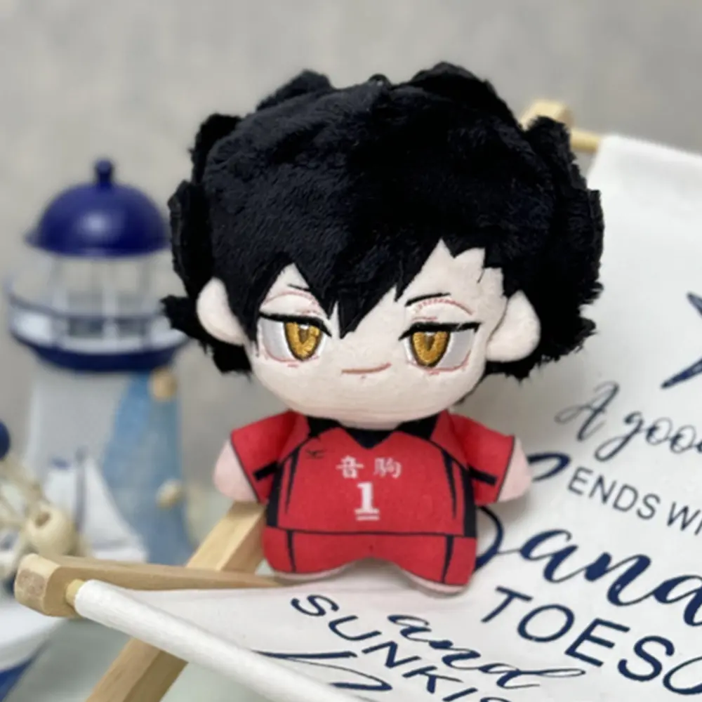 12cm Kawaii Haikyuu Plush Toy Volleyball Stuffed Anime Doll Hinata Shoyo Tobio Kageyama Yu Nishinoya for Fans Kids Birthday Gift