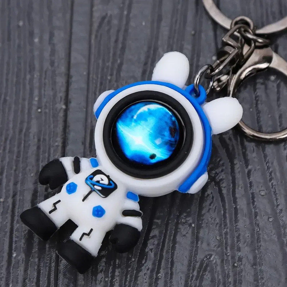 Lightning Bear Keychain Fashion Cartoon Cute Star Bear Astronaut Doll Bag Pendant Accessories Couple Jewelry Gifts Birthday