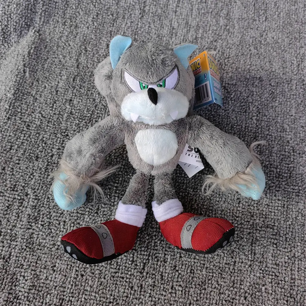 11 styles Anime game Cartoon Character Werehog Whisper Plush Toy Doll Room Decorations Stuffed Doll Collectible Gift for Kids