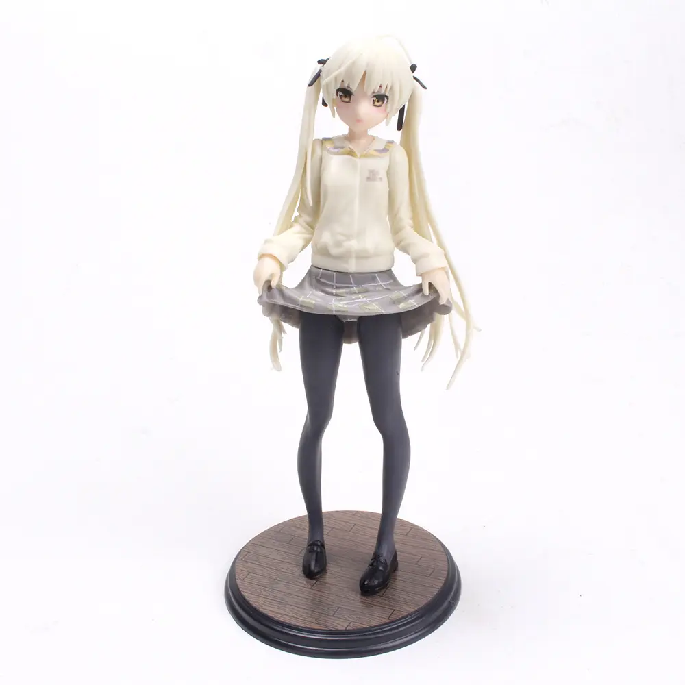 Hatsune Miku Anime Doll Pink Sakura Hatsune PVC Action Doll Sonoko Holding Rabbit Dome Girl Beautiful Girl Model Collection Toy