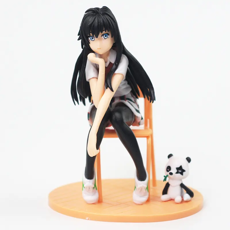 Hatsune Miku Anime Doll Pink Sakura Hatsune PVC Action Doll Sonoko Holding Rabbit Dome Girl Beautiful Girl Model Collection Toy