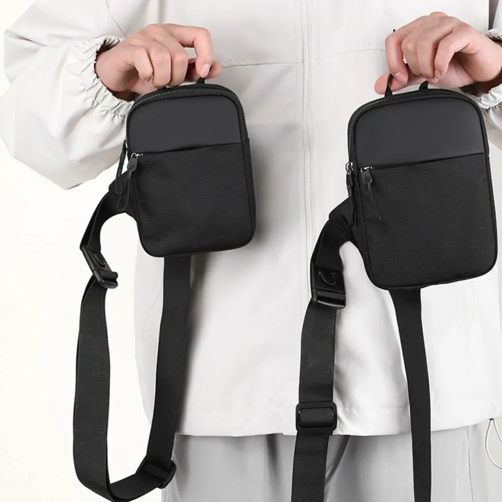 New Canvas Men's Chest Bag Sport Mini Shoulder Crossbody Bag Phone Handbag Cross Small Sling Pack