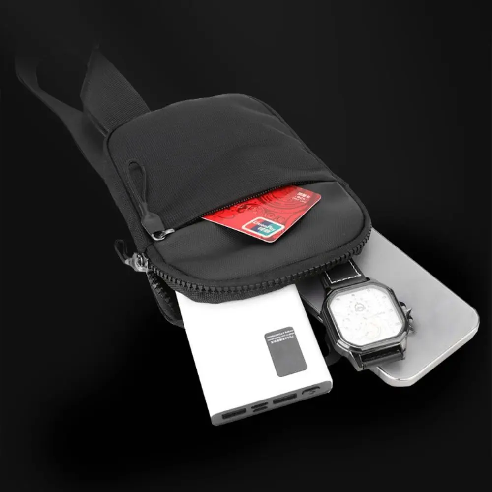New Canvas Men's Chest Bag Sport Mini Shoulder Crossbody Bag Phone Handbag Cross Small Sling Pack