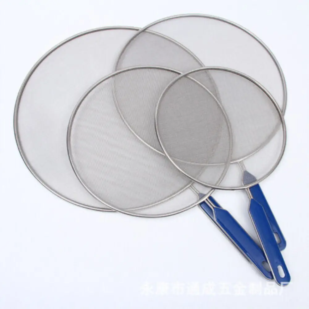 Grease Splatter Screen Guards Mesh Anti Splatter Guard Oil Net Splash Cover Pan Pot Frying Oil Cooking Cover Kitchen Tools