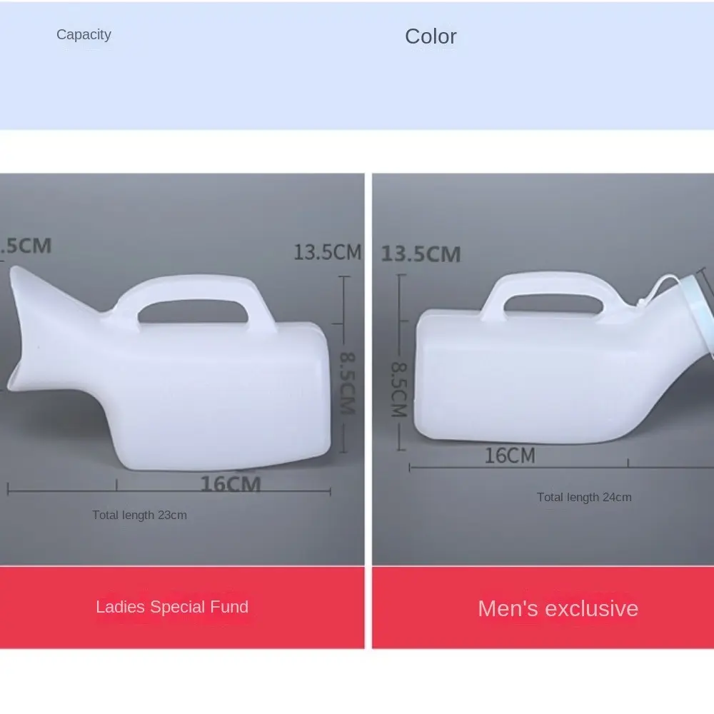 Men's Urinal Elderly Large Capacity Night Pot with Lid Thick and Portable Urinal Bedridden Women's Toilet Adult Pregnant Women