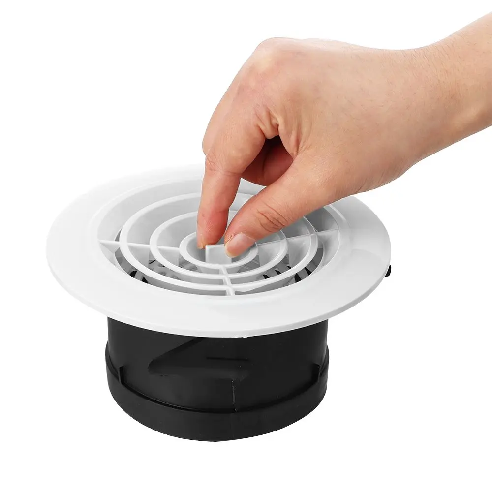 Various Shapes  Air Vent Extract Valve Grille Air Circulation Vents Cover 100/150mm Round Ducting Ventilation Cover Accessories