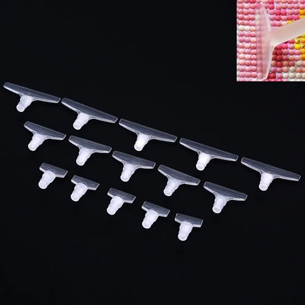 13pcs Replacement Pen Heads For 5D Diamond Painting Cross Embroidery Point Drill