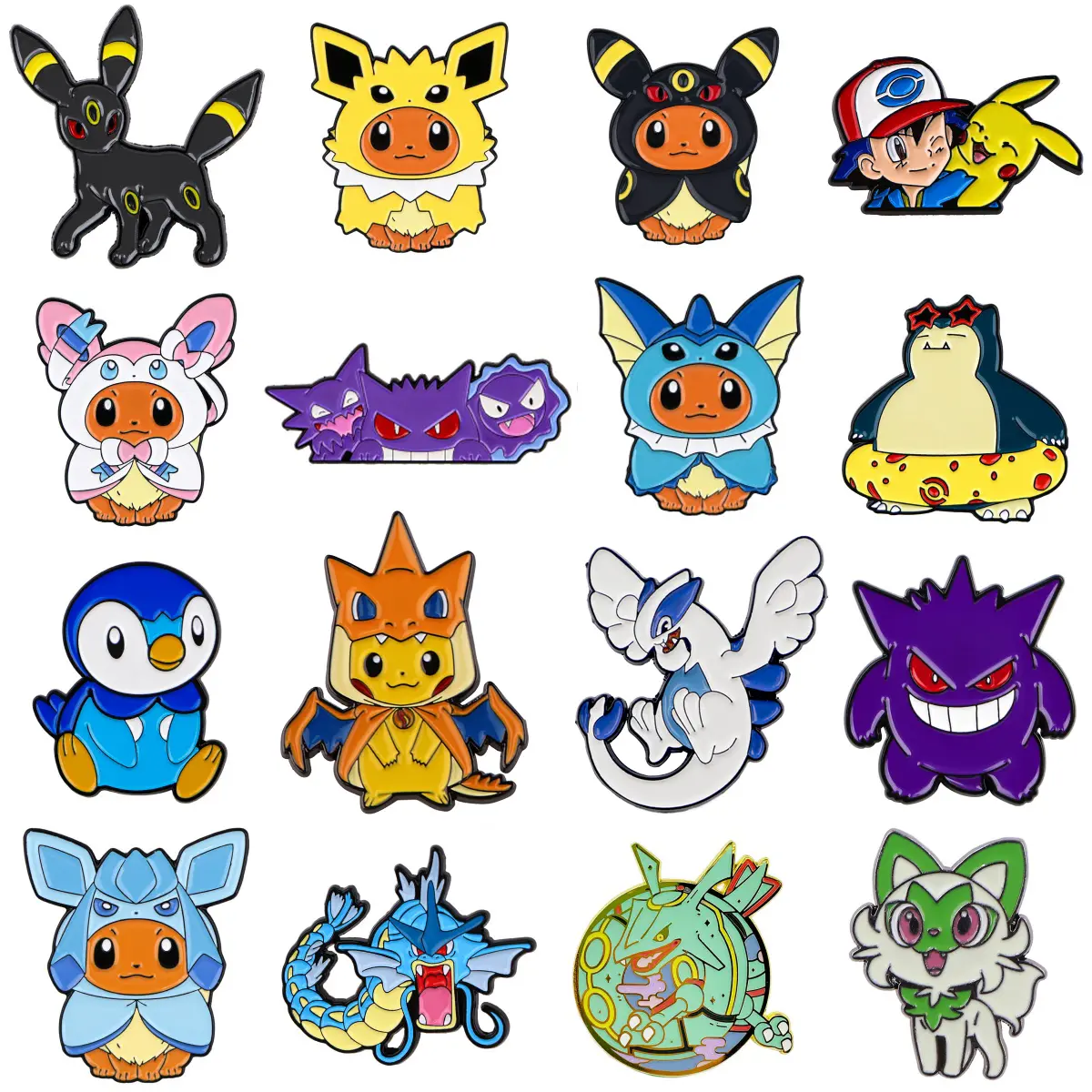 Anime Game Enamel Pin Cute Monster Badge On Backpack Lapel Pins Cartoon Brooches for Clothing Cosplay Accessories Kids Gift Toys