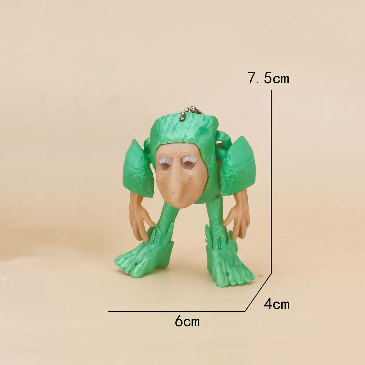 7cm New Tung Tung Tung Sahur Game Figure Peripheral Model Back Packaging Decoration Pendant Keychain Kids Birthday Gifts Toys