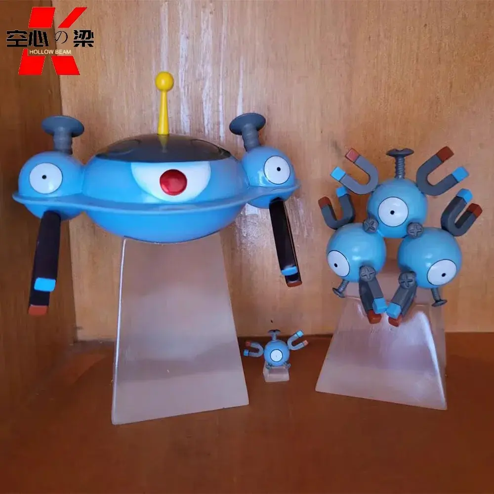 [1/20 Scale World] Magnemite Magneton Magnezone Toy Figure Decoration