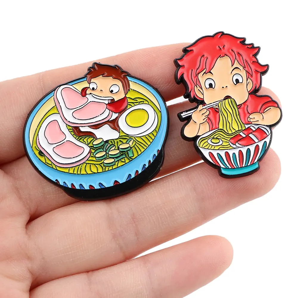 Anime Movie Enamel Pin Fire Badges on Backpack Metal Brooch Lapel Pin Couple Jewelry Cosplay Accessories Birthday Gifts Toy