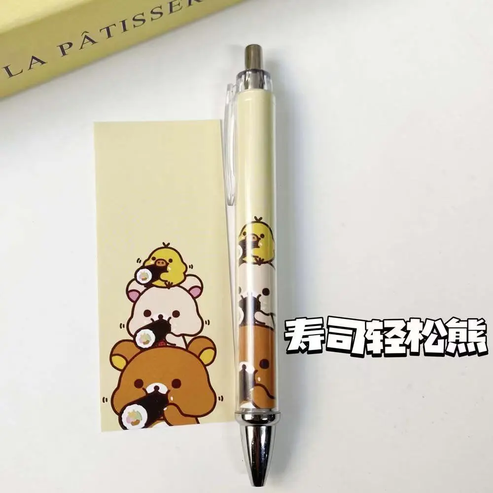 Rilakkuma Cute Gel Pens Kawaii Relax Bear Pen Student School Supplies Kids Writing Stationery Office Accessories Gift Hot Sales