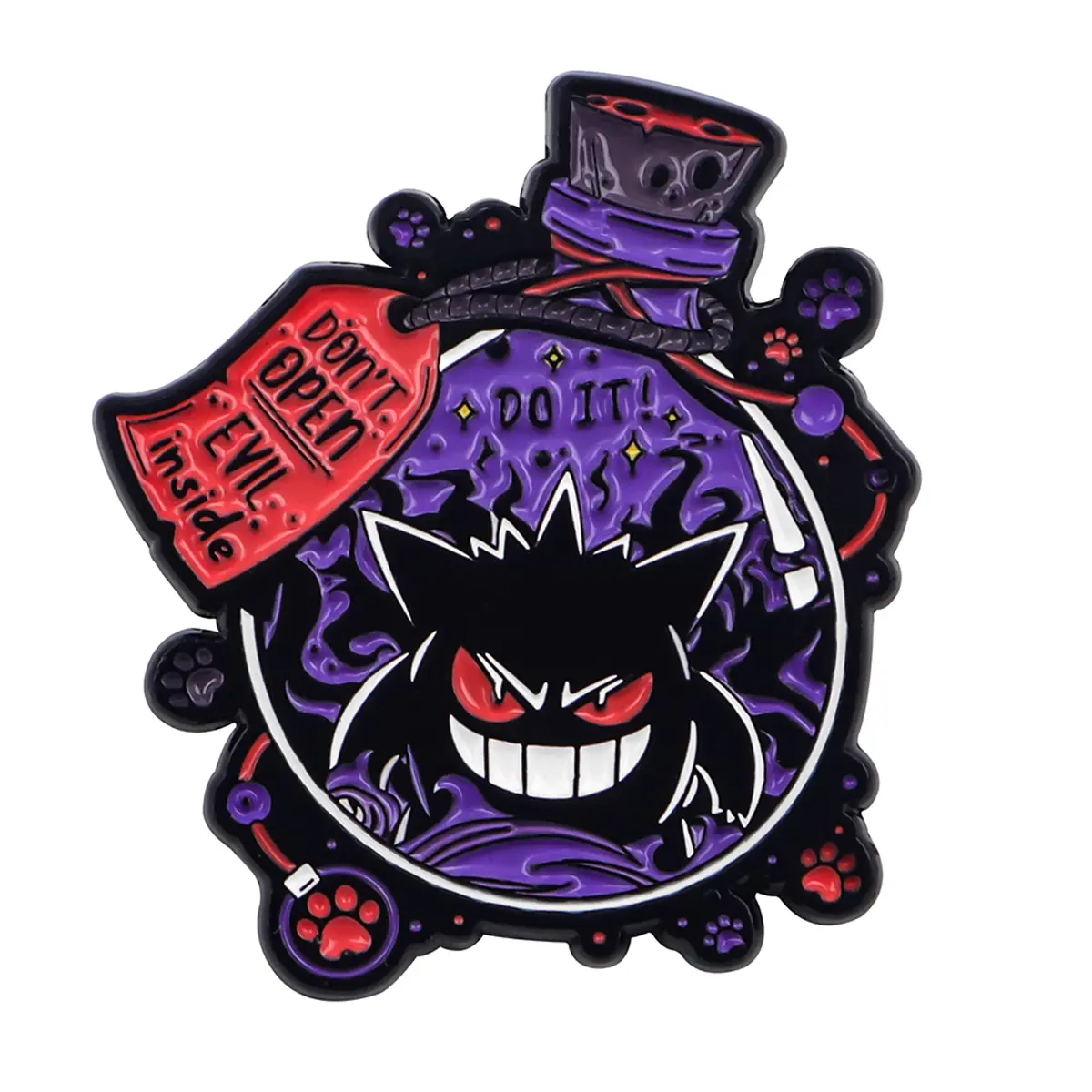 Cute Monster Enamel Pin Cartoon Anime Badge On Backpack Lapel Pins Game Brooches for Jackets Cosplay Accessories Fans Gift Toys