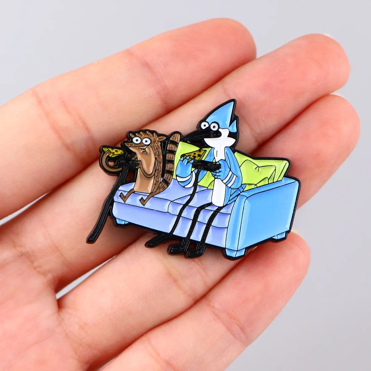 Funny Cartoon Lapel Pin Animal Badges on Backpack Metal Enamel Brooch Clothing Jewelry Cosplay Accessories Birthday Gifts Toys