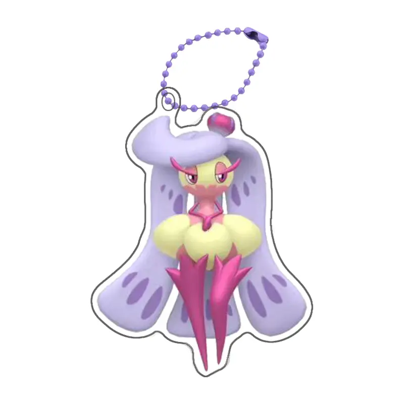 Pokemon Pachirisu Tsareena Minccino Keychain Anime Peripheral Cute Cartoon Backpack Key Pendant Kawaii Goods Gift for Friends