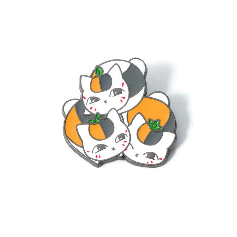 Natsume's Book of Friends Enamel Pins Cute Madara Bag Brooch Cartoon Anime Badges Lapel Pin Jewelry Gift for Kids Best Friends