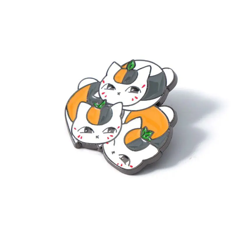 Natsume's Book of Friends Enamel Pins Cute Madara Bag Brooch Cartoon Anime Badges Lapel Pin Jewelry Gift for Kids Best Friends