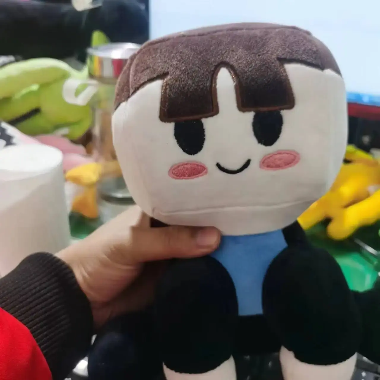 Blox Buddies Plush 7.8 inch blox Buddy Bacon Hair noob Plushie pet x Toys Stuffed Plush Pillow Decoration