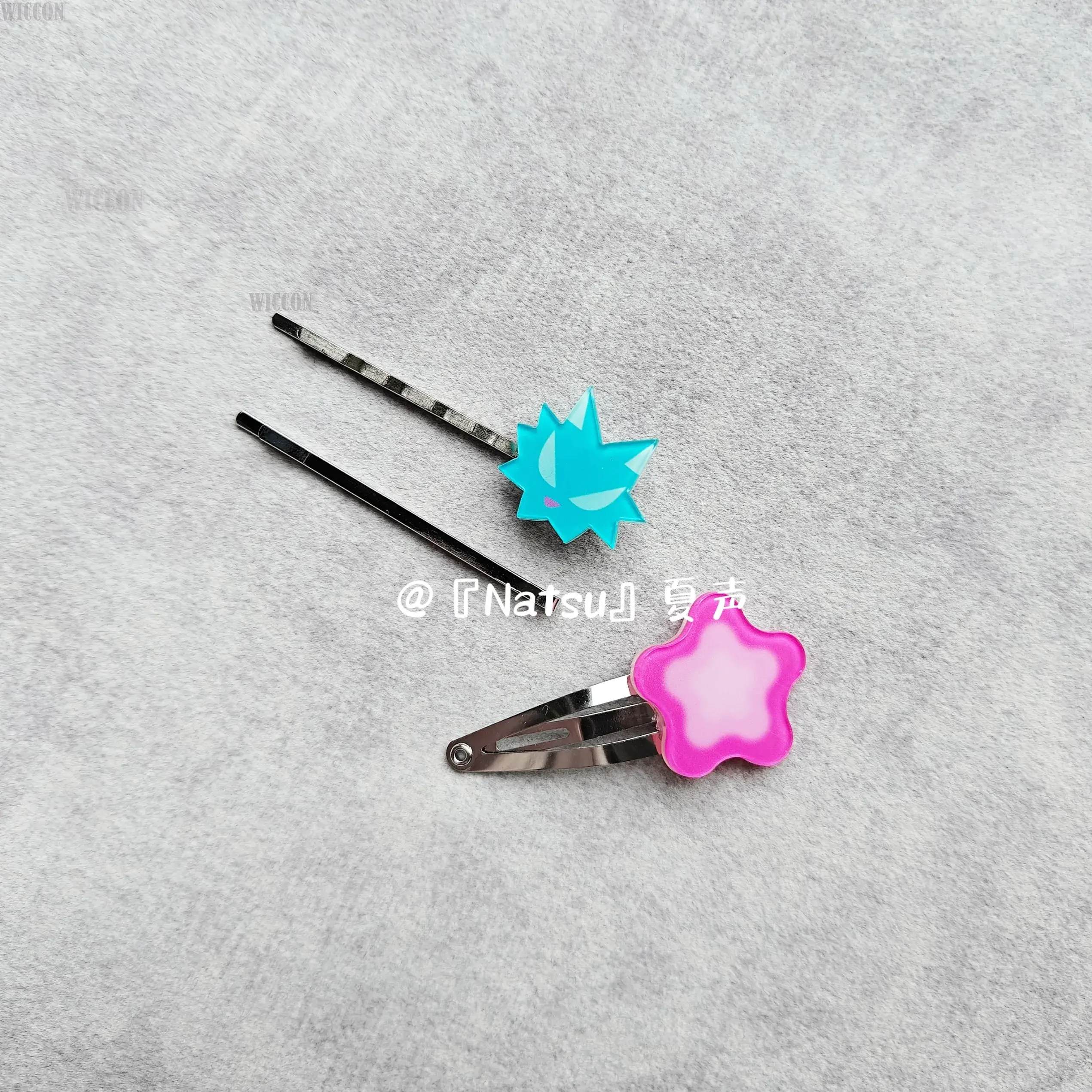 Alien Stage Ivan R6 Hairclip Cosplay Cute Kawaii Prop Headwear Pink Flower Till Hairclip Halloween Carnival Gifts