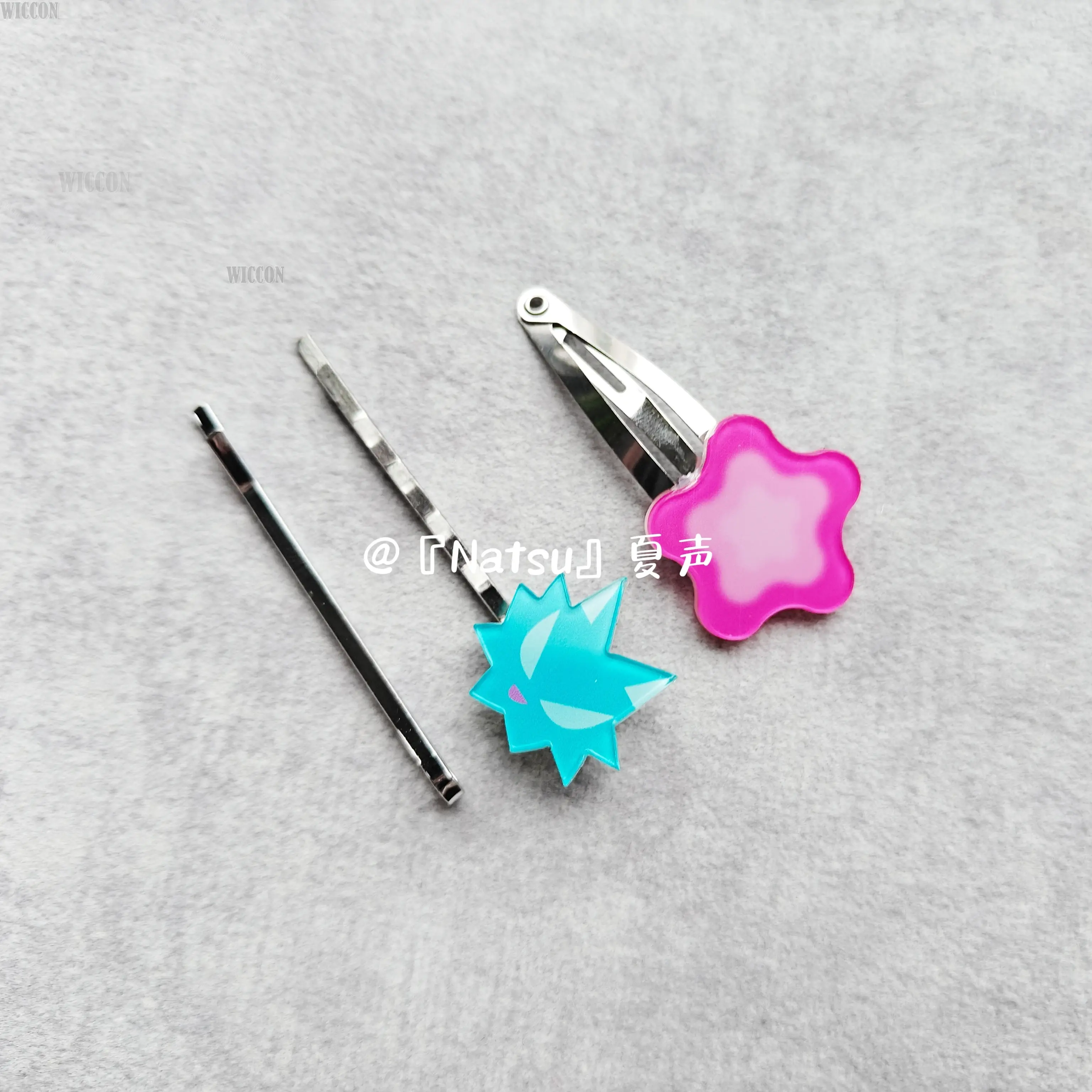 Alien Stage Ivan R6 Hairclip Cosplay Cute Kawaii Prop Headwear Pink Flower Till Hairclip Halloween Carnival Gifts