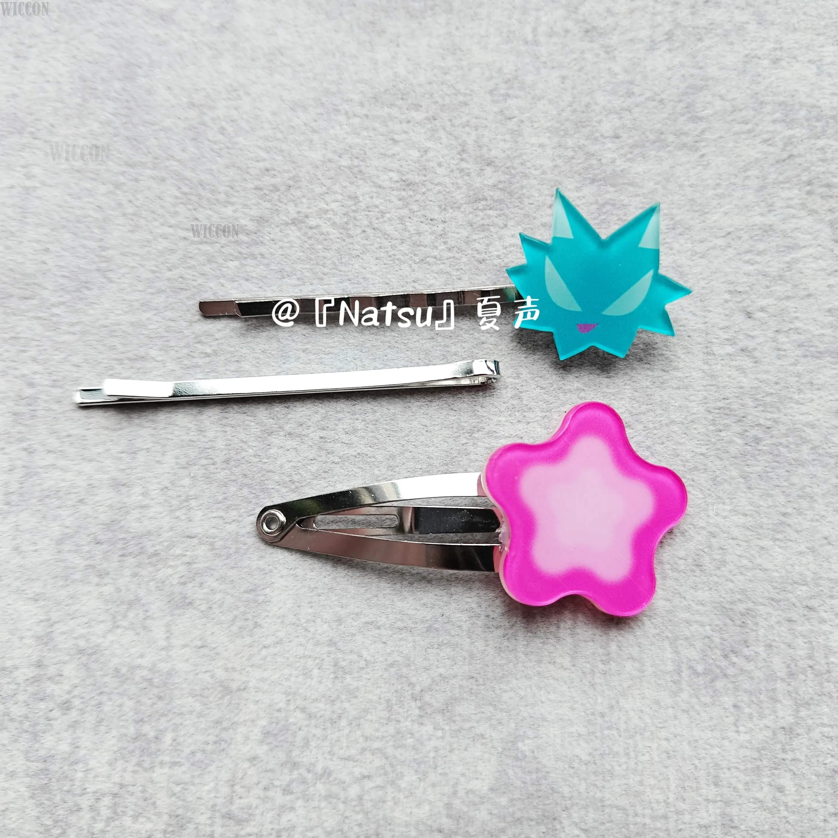 Alien Stage Ivan R6 Hairclip Cosplay Cute Kawaii Prop Headwear Pink Flower Till Hairclip Halloween Carnival Gifts