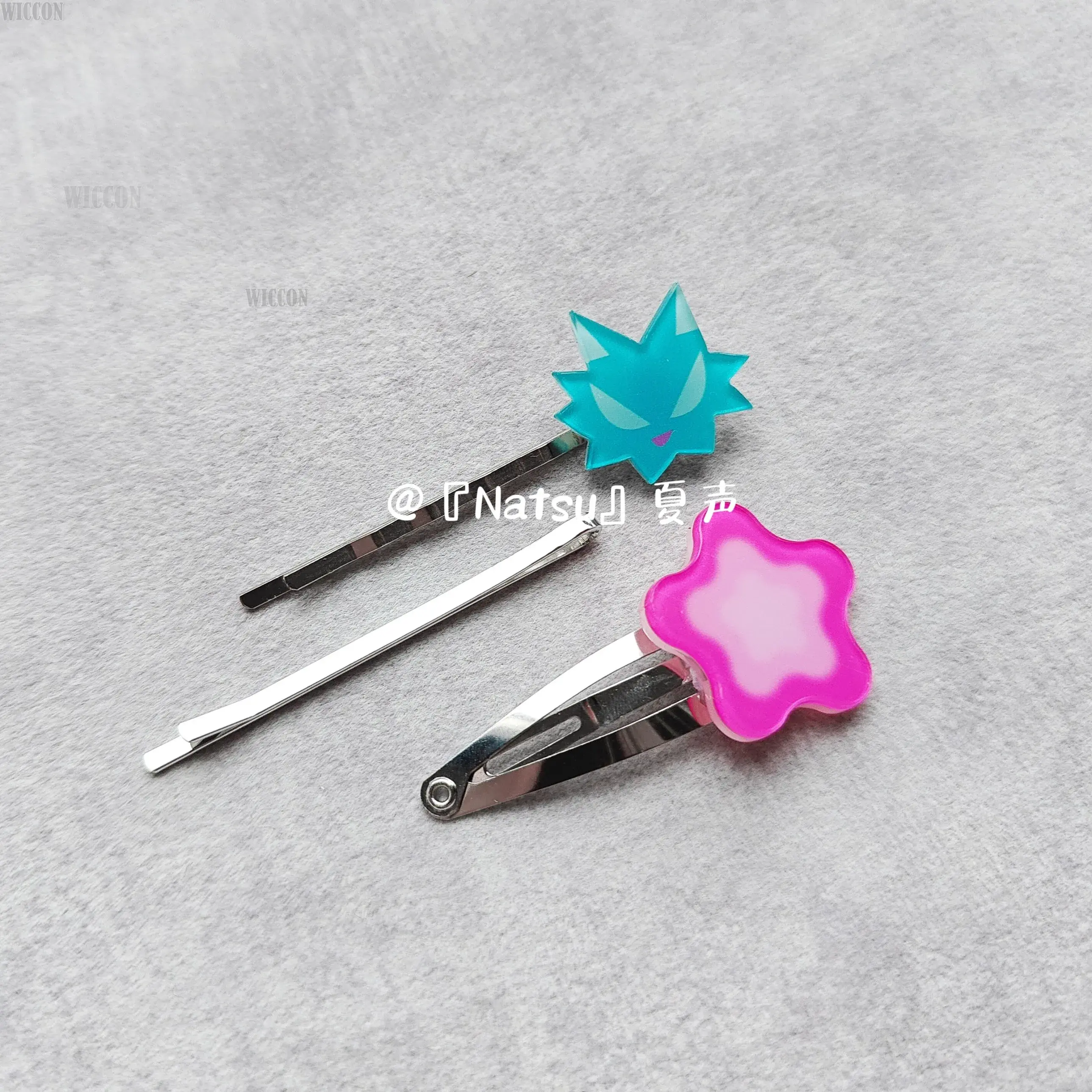 Alien Stage Ivan R6 Hairclip Cosplay Cute Kawaii Prop Headwear Pink Flower Till Hairclip Halloween Carnival Gifts