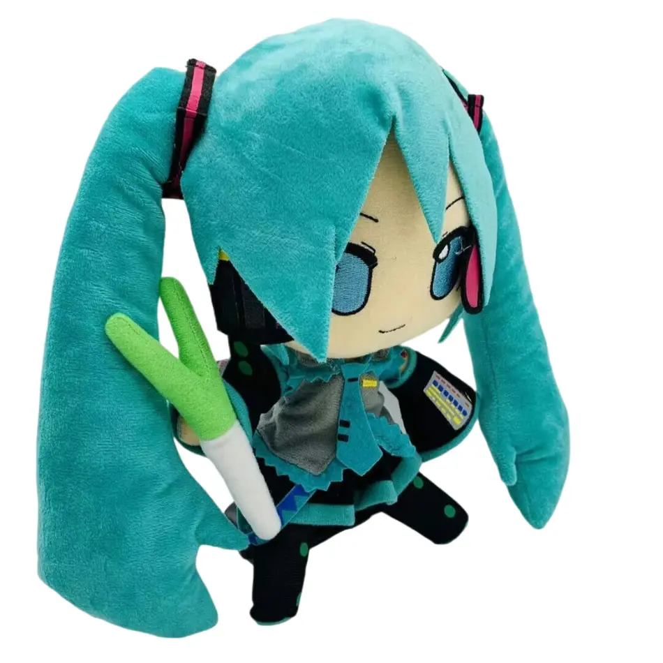 23-28cm Japanese Anime Plush Stuffed Toy Hatsune Miku Plush Doll Soft Pillow Future Doll Cute Christmas Gift For Children