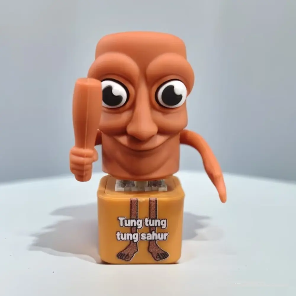 Tung Tung Tung Sahar Fidget Toys Keyboard Buttons Italian Brainrot Toys with Sound and Light Stress Relief Toy Birthday Gifts