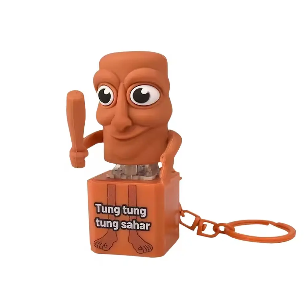 Tung Tung Tung Sahar Fidget Toys Keyboard Buttons Italian Brainrot Toys with Sound and Light Stress Relief Toy Birthday Gifts
