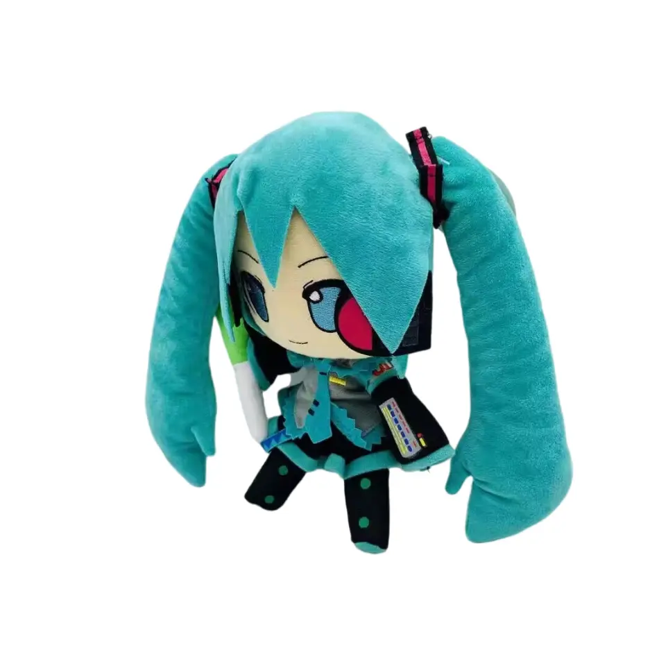 23-28cm Japanese Anime Plush Stuffed Toy Hatsune Miku Plush Doll Soft Pillow Future Doll Cute Christmas Gift For Children
