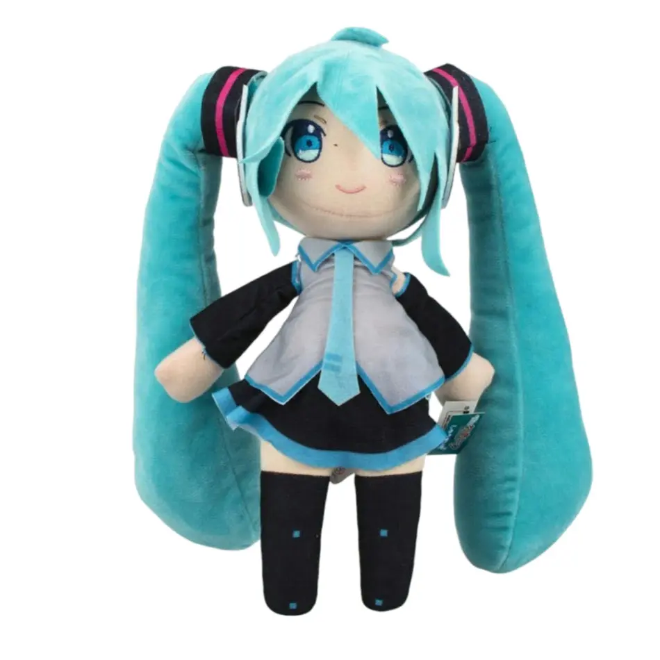 23-28cm Japanese Anime Plush Stuffed Toy Hatsune Miku Plush Doll Soft Pillow Future Doll Cute Christmas Gift For Children