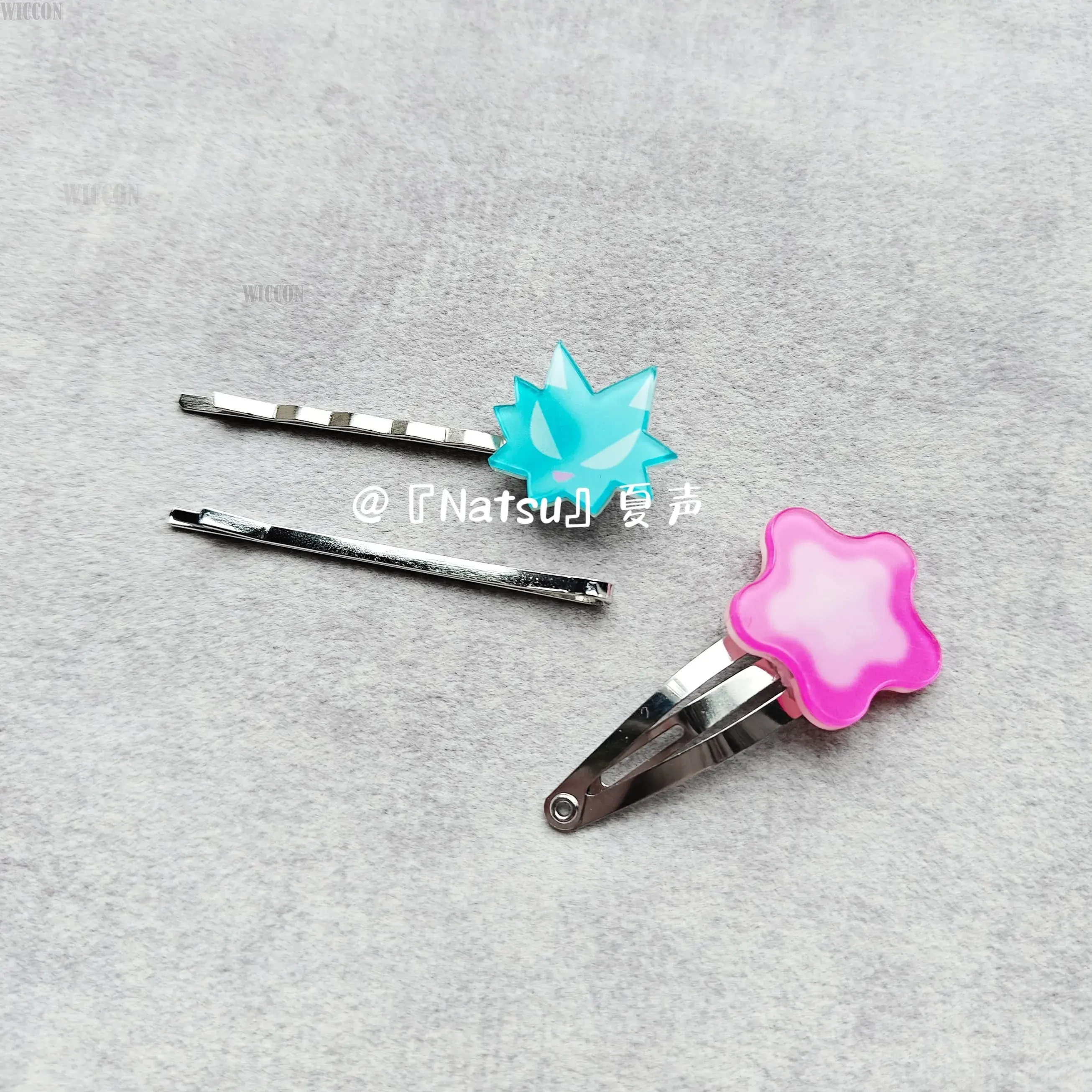 Alien Stage Ivan R6 Hairclip Cosplay Cute Kawaii Prop Headwear Pink Flower Till Hairclip Halloween Carnival Gifts