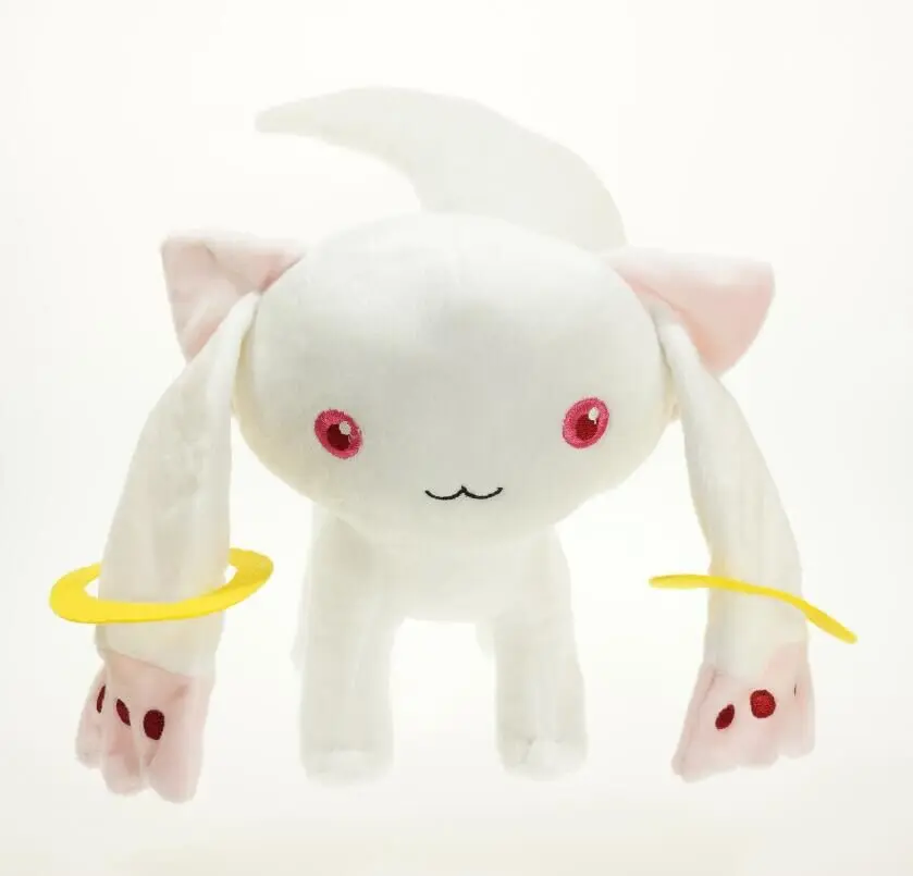 Kawaii Qbay Cat Puella Magi Madoka Magica Magic Kyubey Cute Animal Toy Soft Pillow Doll Fashion Room Ornament Gift for Children