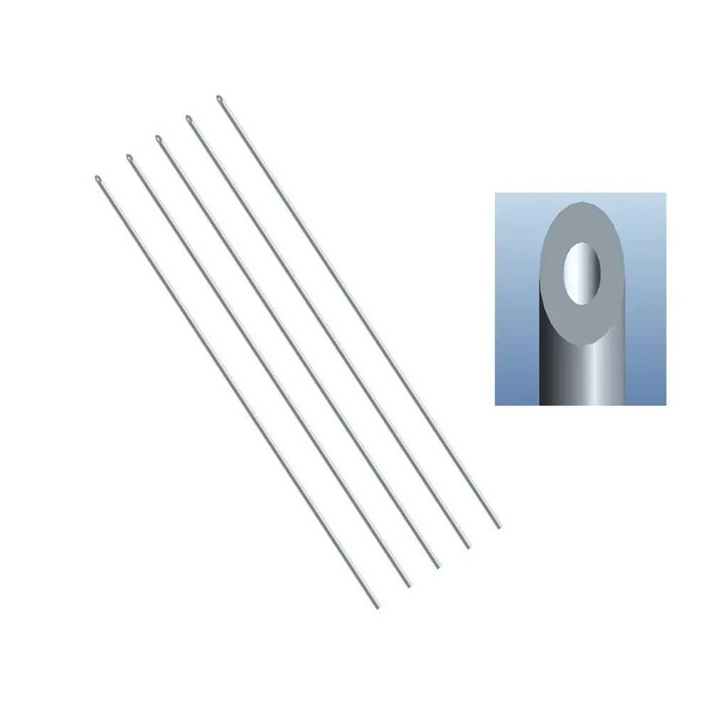 Quick Earthworm Hooking Needle Pins Hollow Gas Needle Fishing Tools Worm Baiting Needle Driller No-Escaping Hook Needles