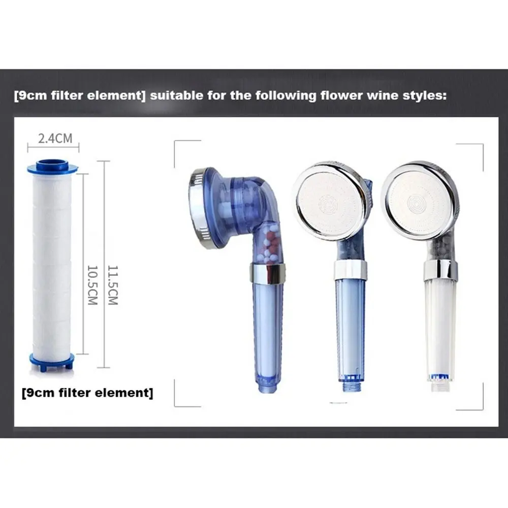 5Pcs Shower Head Replacement PP Cotton Filter Cartridge Water Purification Bathroom Accessory for Most Hand Held Bath Sprayer