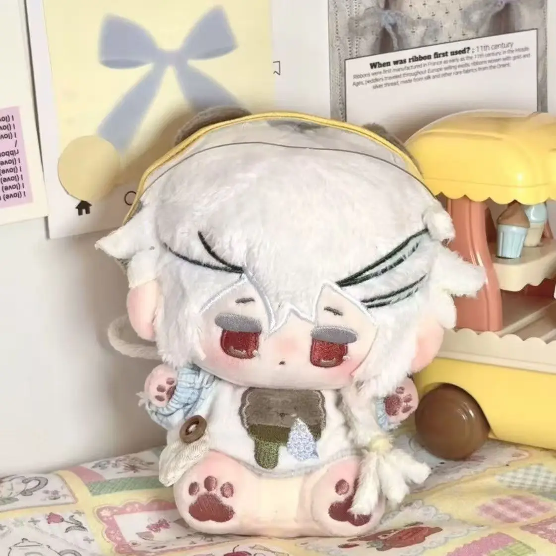 Cookie Run Kingdom Plush Dolls Stuffed Lily Anime Cotton Doll Soft Doll Cute Room Decoration Collection Kid Toy Birthday Gift