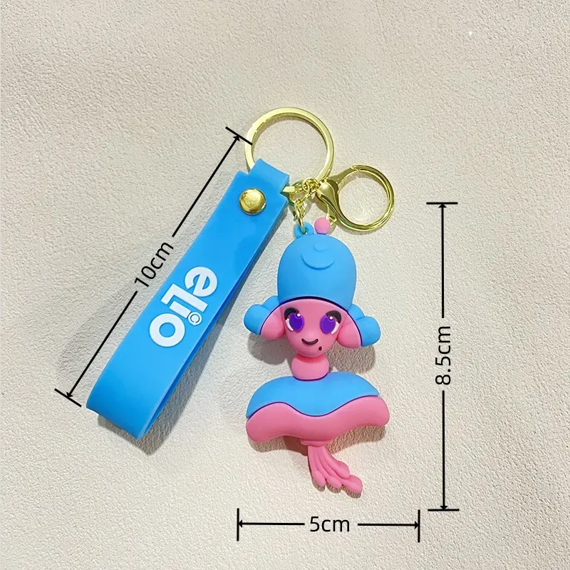Disney Elio Series Keychain Cartoon Glordon Model Doll Backpack Decoration Pendant Car Keyring Accessories Funny Birthday Gift
