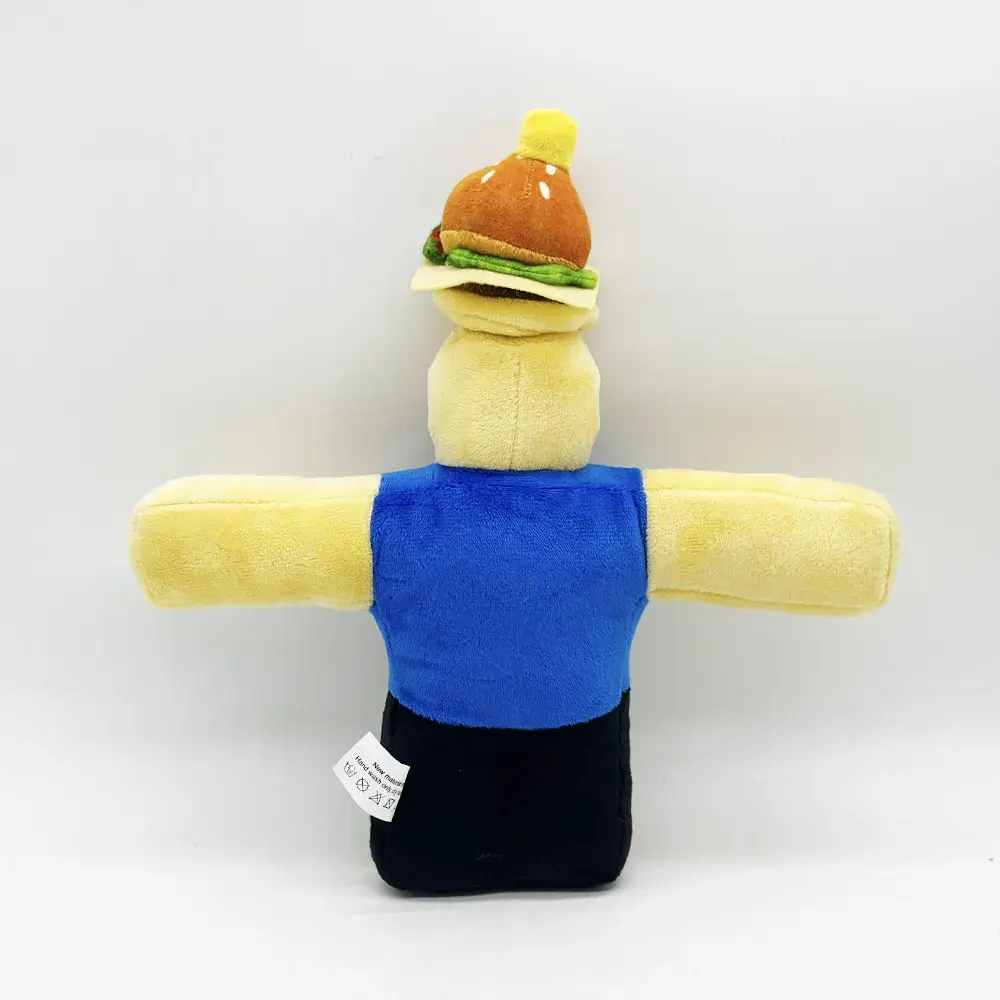 New 26cm 007n7 Forsaken Plush Dolls Abandoned Robots Hamburger Robots Stuffed Anime Peripherals Cotton Doll Soft Cute Kid Gift