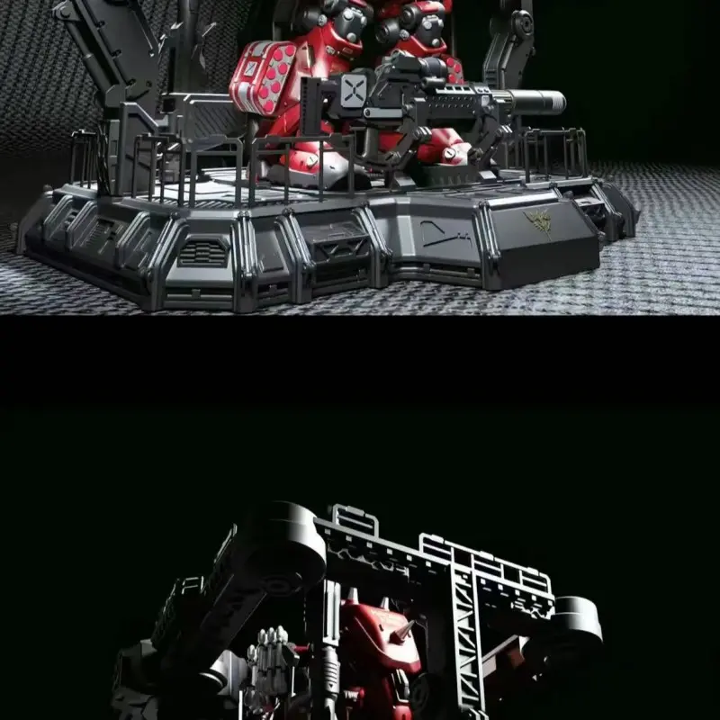 CHIXING MG 1:100 Hades ZAKU With a preparation platform gold water stamping and metal nail special Assembly Model Pre-sale
