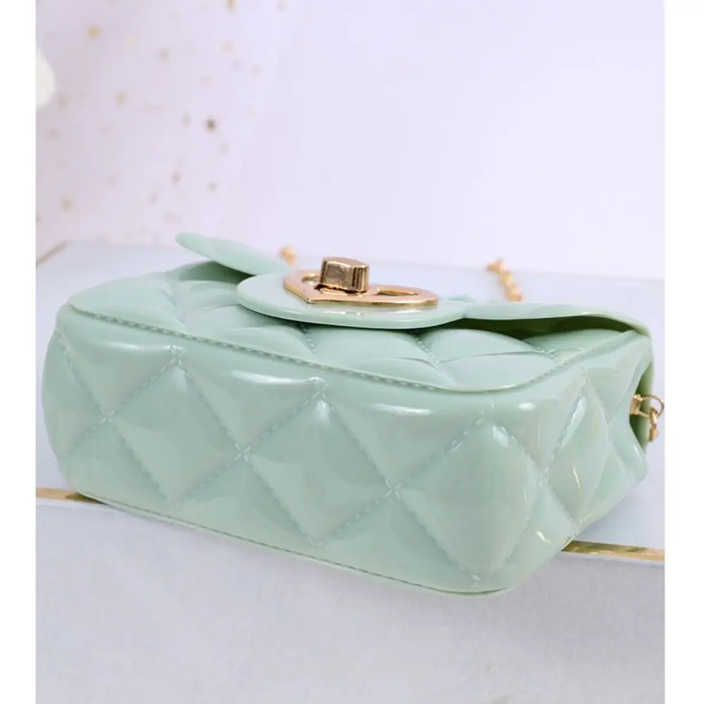 Fashion Kids PU Leather Crossbody Bags Girls Heart Handbag Shoulder Bags Children Mini Coin Purses Jelly Bag Kids Gifts
